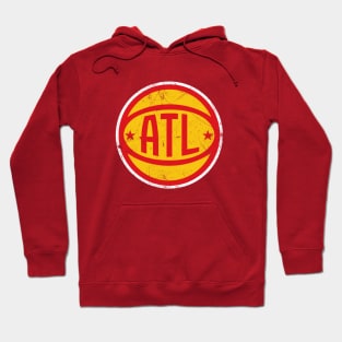 ATL Retro Ball - Red Hoodie